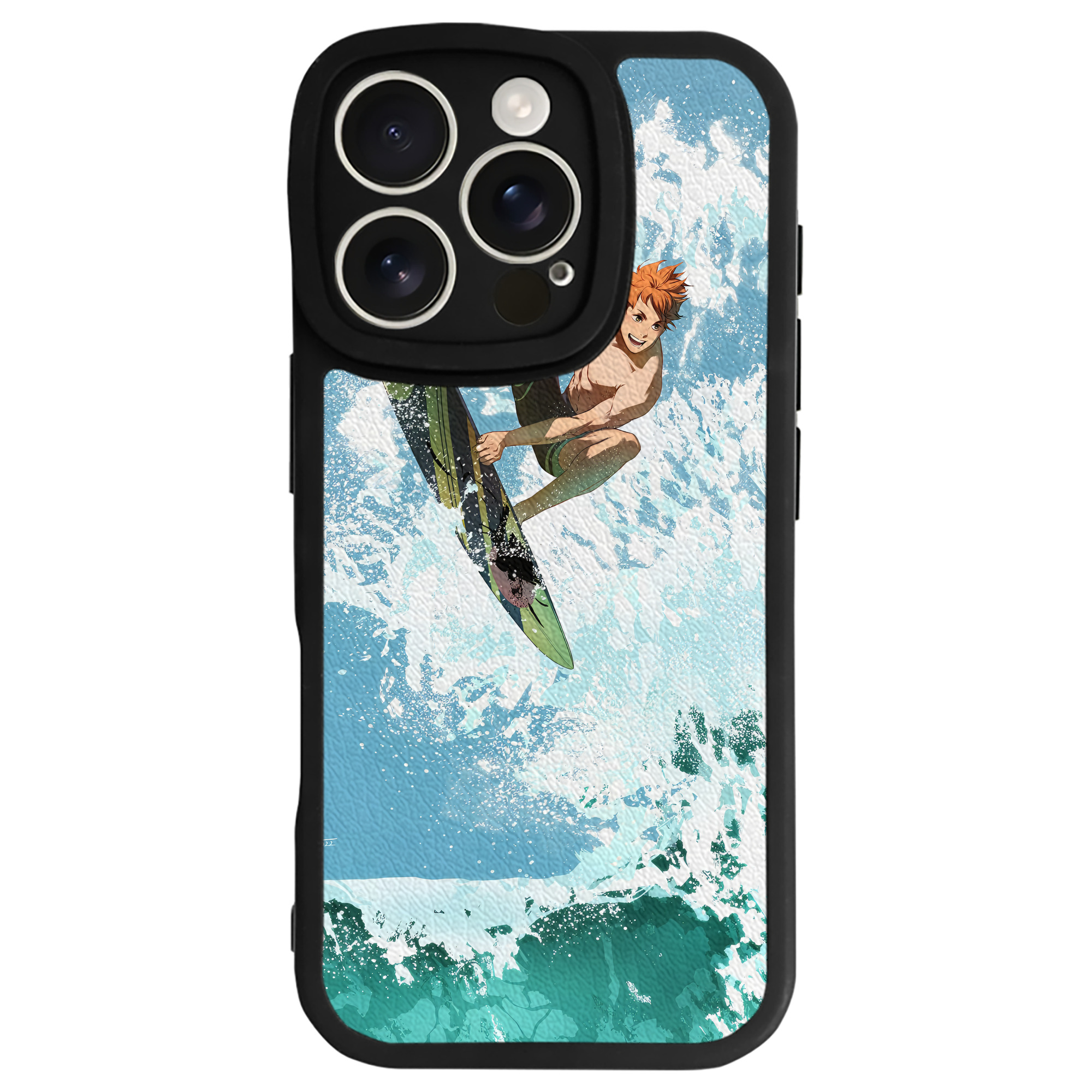 （画像用） ハイキュー!! Haikyu!! 【iPhone 16シリーズ対応】シリコンスマホケース（レザー調） 材質：シリコン